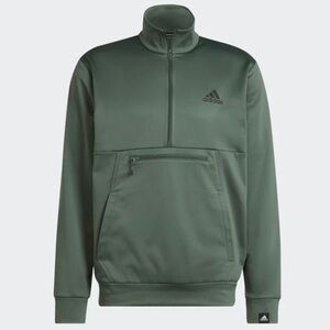 Adidas AEROREADY GAME AND GO SMALL LOGO HALF-ZIP TOP Size M